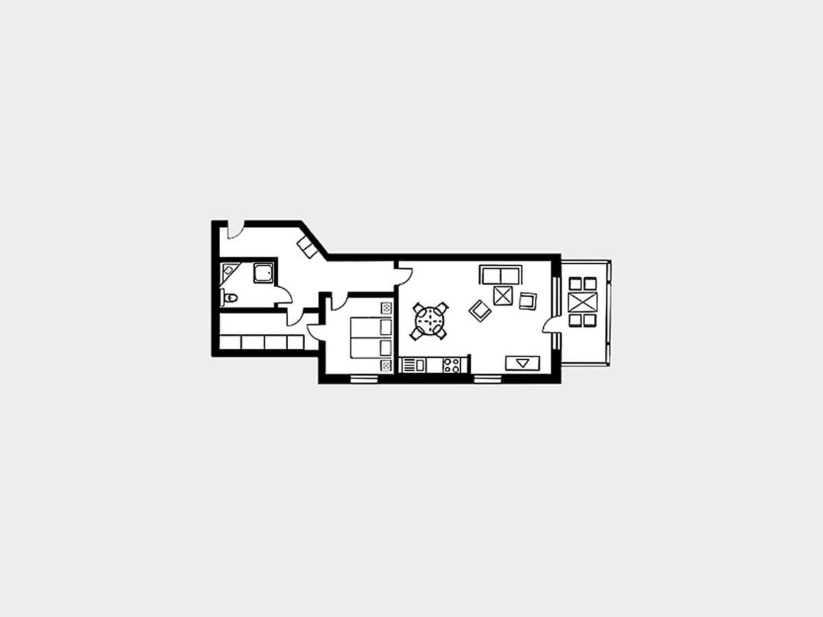Apartment Strandvillen - Mit Meerblick, 1 Schlafzimmer Und Balkon Sv-752 Binz